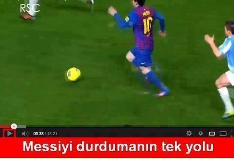 Messi'yi Durdurmanın Tek Yolu!