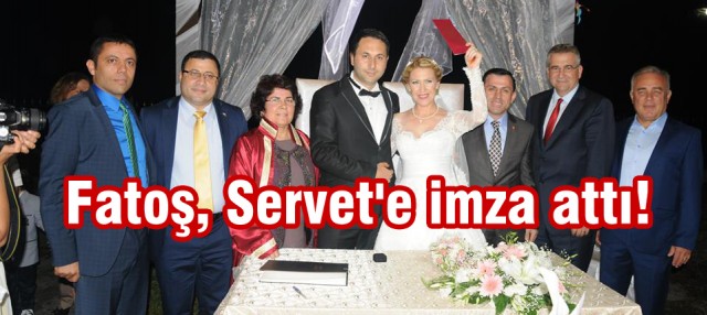 Fatma Sarıbıyık ve  Servet Yıldırım evlendi... 1