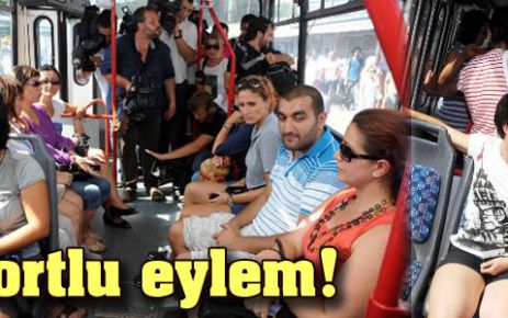 Şortlu eylem!