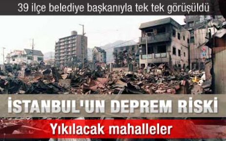 İlçe ilçe İstanbul'un deprem raporu