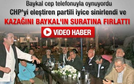 Hırkasını Baykal'ın suratına fırlattı - İzle