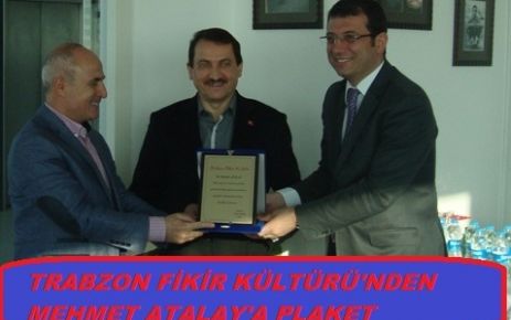 TRABZON FİKİR KÜLTÜRÜ'NDEN PLAKET