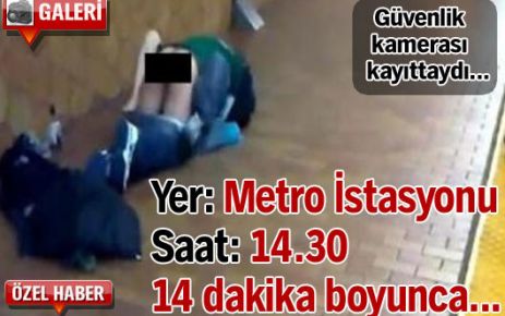 Metroda akıl almaz görüntüler! GALERİ