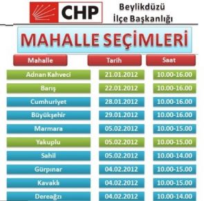 CHP BEYLİKDÜZÜ DELEGE SEÇİMLERİ BAŞLIYOR