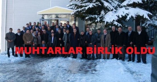 52 bin muhtar tek çatı altında!