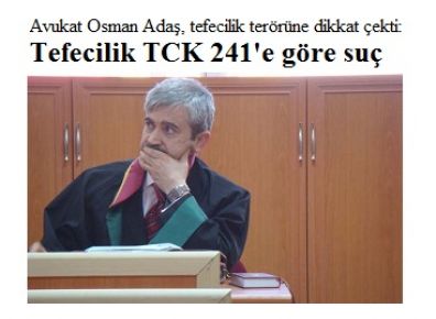 Tefecilik TCK 241'e göre suç