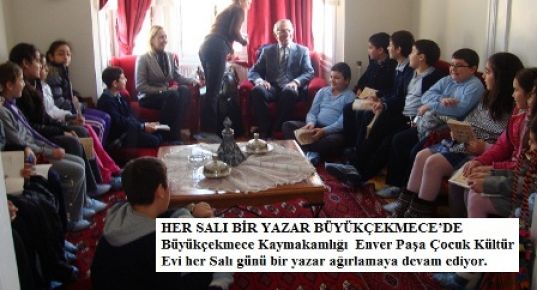 HER SALI BİR YAZAR BÜYÜKÇEKMECE’DE