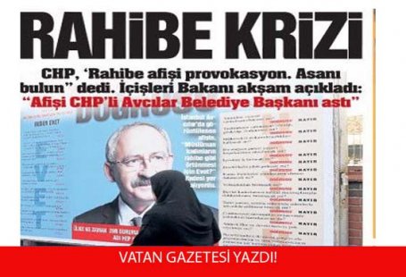 'Afişleri CHP'li başkan yaptırdı'