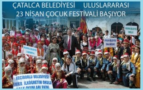 ÇATALCA'DA ÇOCUK FESTİVALİ...