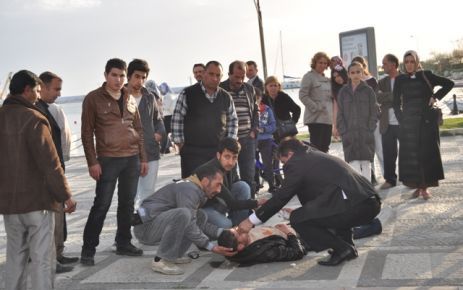 HASTA KENDİNE GELDİ, AMBULANS BİR TÜRLÜ GELEMEDİ