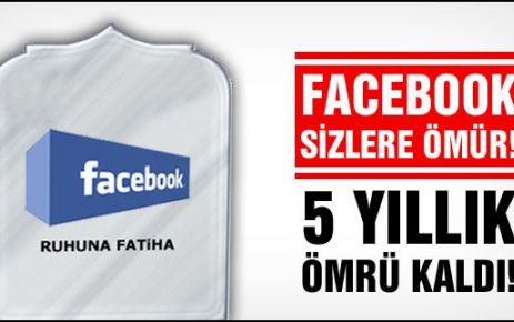 FACEBOOK'UN 5 YIL ÖMRÜ KALMIŞ!