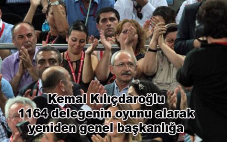 Kılıçdaroğlu yeniden seçildi