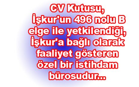 CV kutusu bu sektöre iddialı giriyor