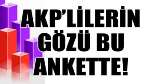 AKP'lilerin gözü bu ankette!