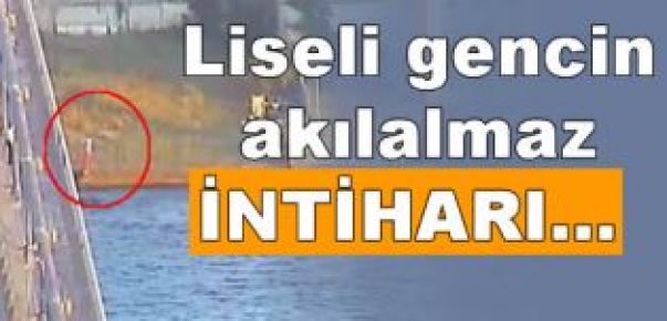 Liseli gencin akılalmaz intiharı...