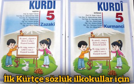 İlk Kürtçe sözlük ilkokullar için