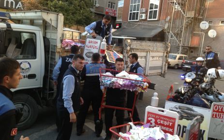 Kaldırım işgalcilerine ‘Balyoz’ harekatı