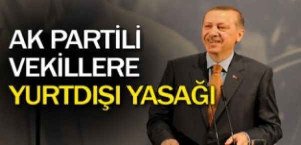 AK Partili vekillere yurtdışı yasağı