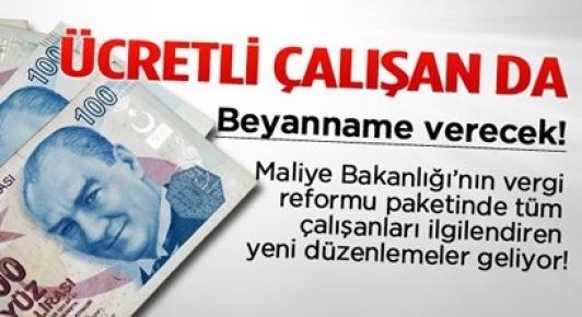 Yıl sonunda beyanname