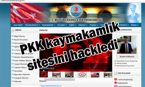 PKK kaymakamlık sitesini hackledi