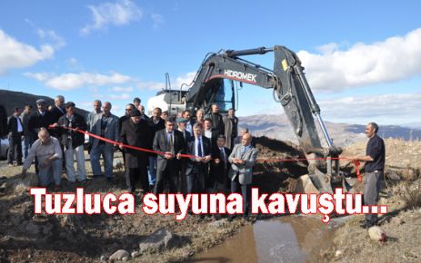 Tuzluca suyuna kavuştu…