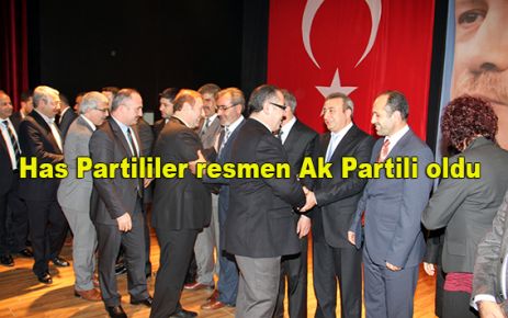 HASPARTİLİLER, Ak Parti'ye geçtiler..