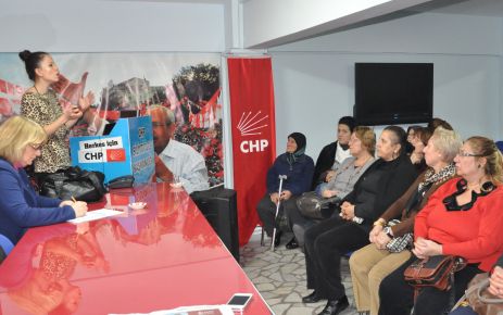 CHP’li kadınlar Menar’ı dinledi