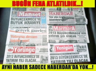 HABERDAR fena atlatıldı...!