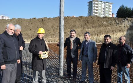 AK Parti yönetimi temel atma töreninde