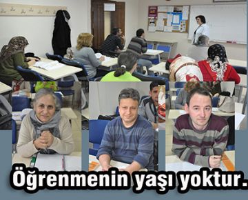 Öğrenmenin yaşı yoktur…