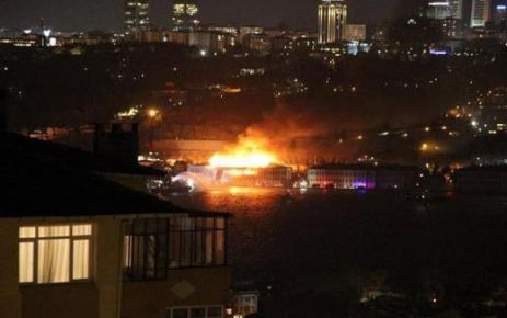 Galatasaray Üniversitesi'nde yangın