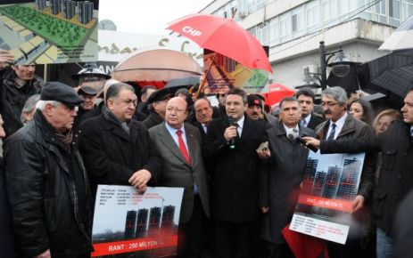 CHP'lilerden rant protestosu