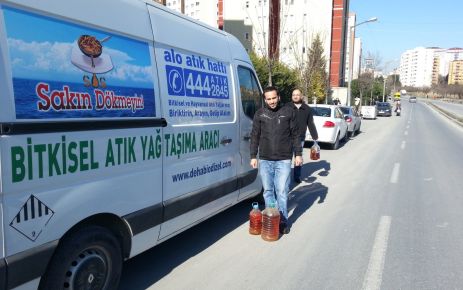 Beş litre atık yağ getirene bir litre ayçiçek yağı hediye