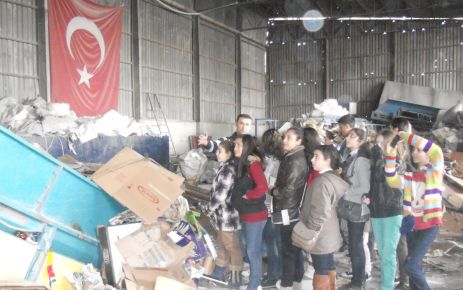 Geri Dönüşüm tesislerine geziler başladi