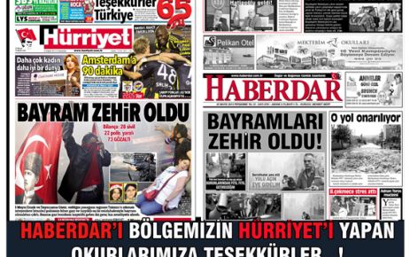 Hürriyet ve Haberdar yine pişti oldu!