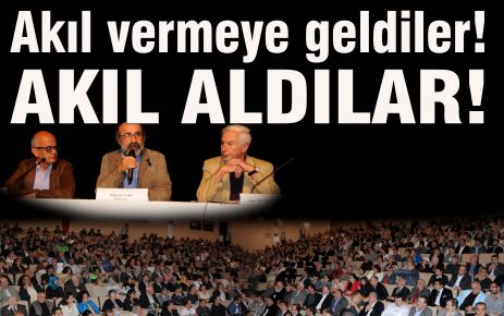 Akıl vermeye geldiler!