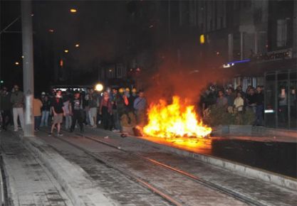 Eskişehir'de biber gazlı gece