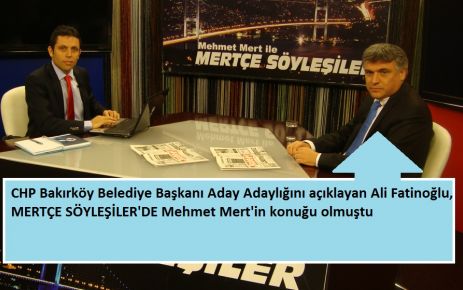 Ali Fatinoğlu, Bakırköy Belediye Başkan Aday Adaylığını Açıkladı