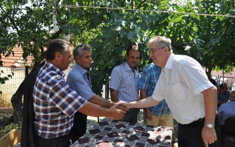 Çatalca'da neşeli bayramlaşma