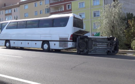 Duran otobüse çarparak durabildi