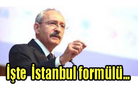 İşte CHP'nin İstanbul formülü...