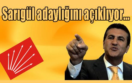 Sarıgül adaylığını açıklıyor...