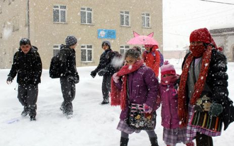 7 İlde Okullara 'Kar Tatili'