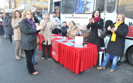 CHP’li kadınlar hız kesmiyor