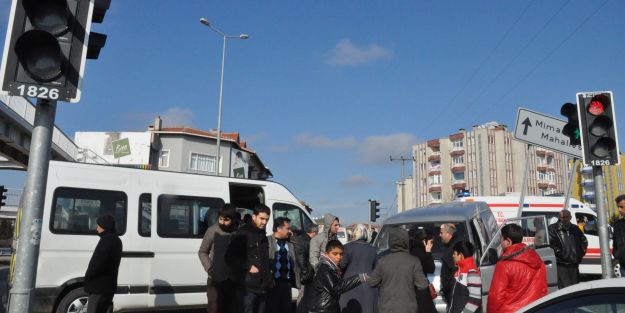 HASTANE DÖÜŞÜNDE KAZA!