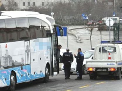 Otobüslere Sıkı Denetim geldi