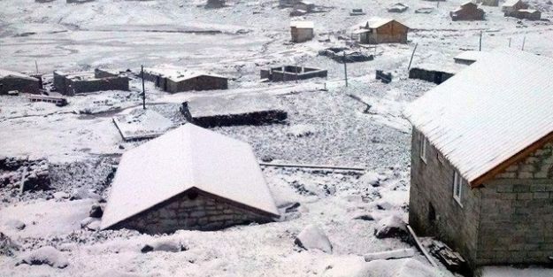 Rize’de haziran karı