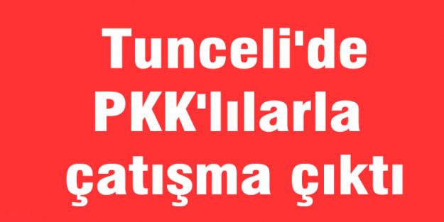 Tunceli'de PKK'lılarla çatışma çıktı