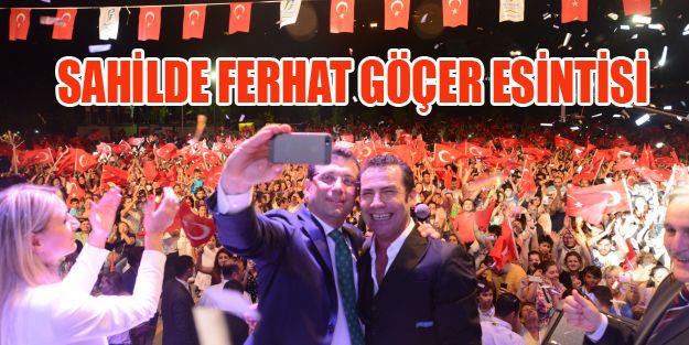 SAHİLDE FERHAT GÖÇER ESİNTİSİ