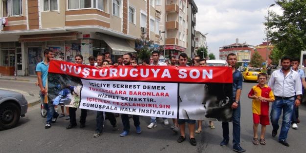 Mahalleliden Uyuşturucu Protestosu